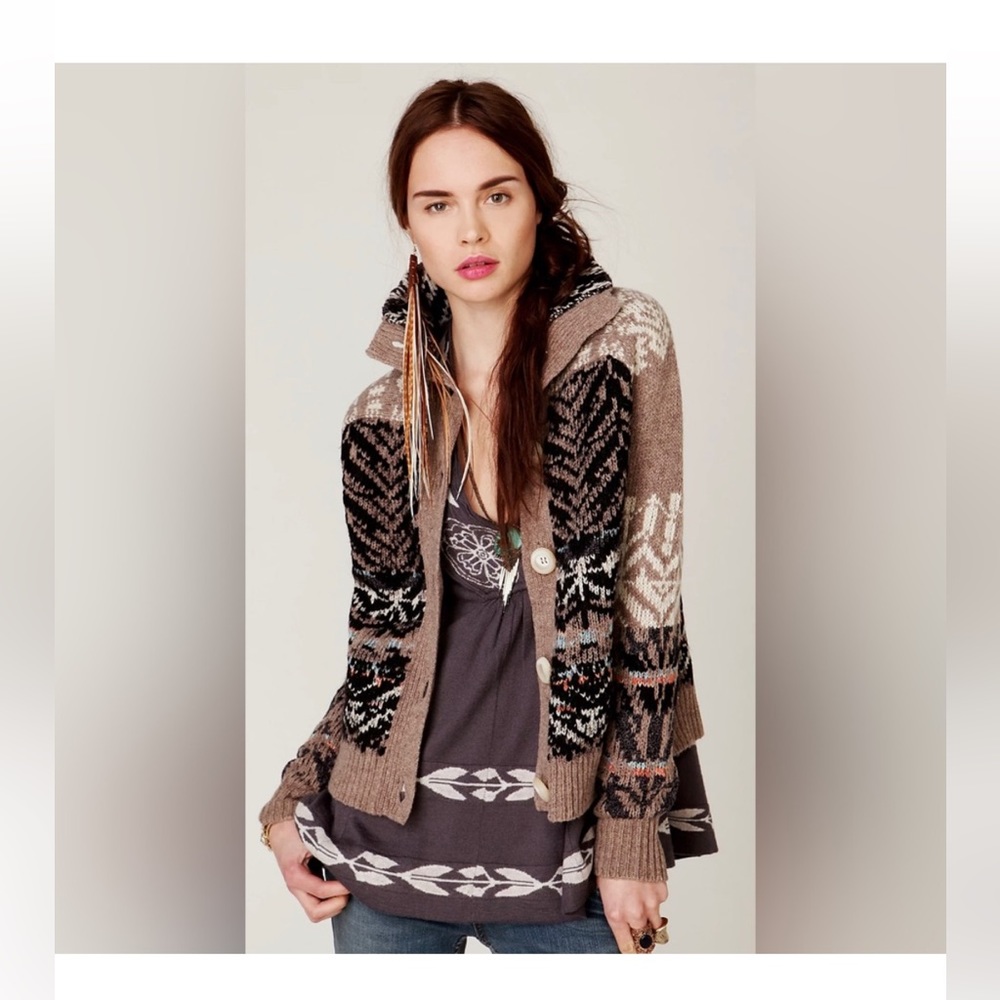 Free People Cross Your Heart Cardigan